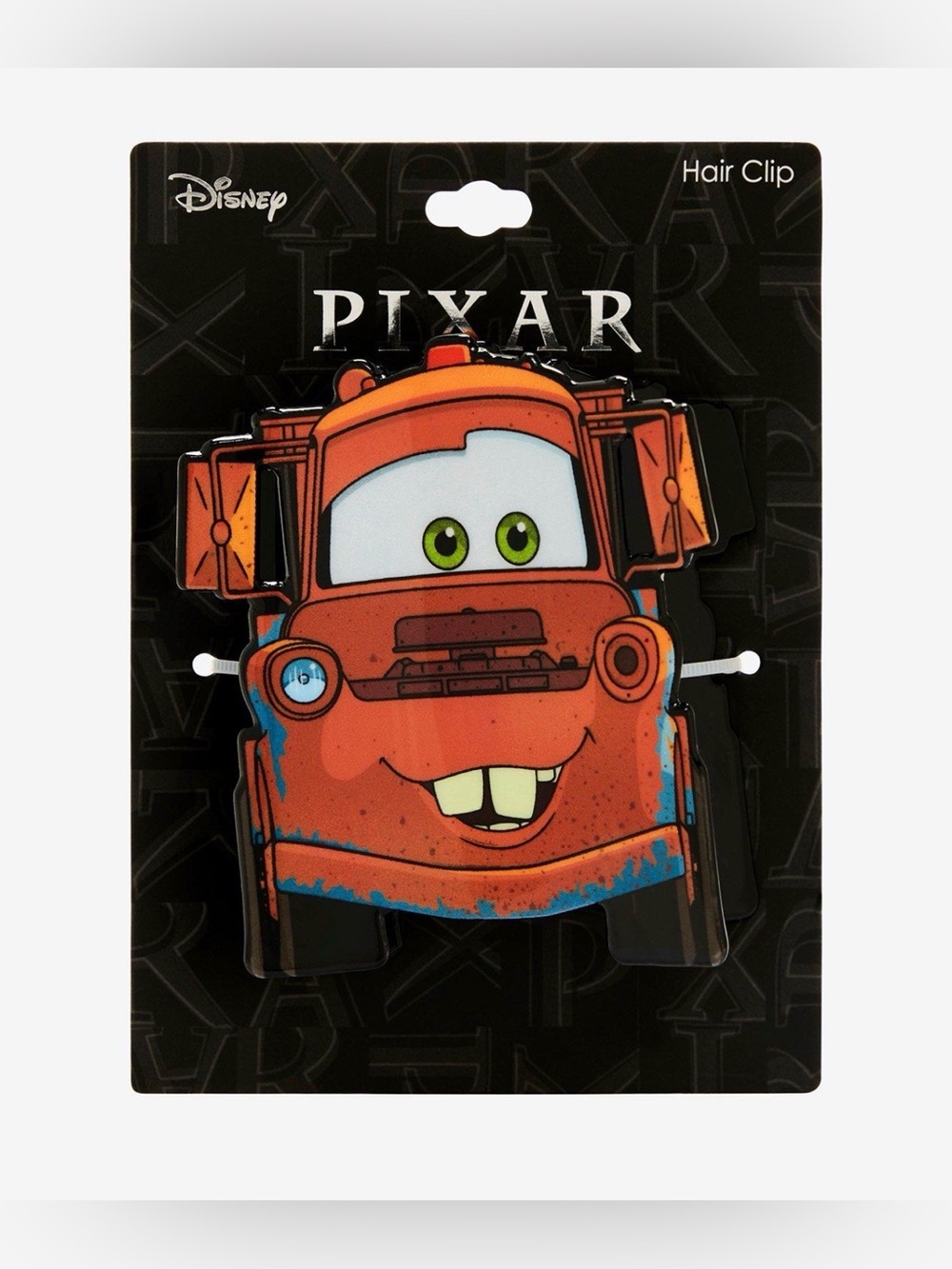 NWT Neon Tuesday Disney/Pixar Cars Tow Mater figural hair claw clip